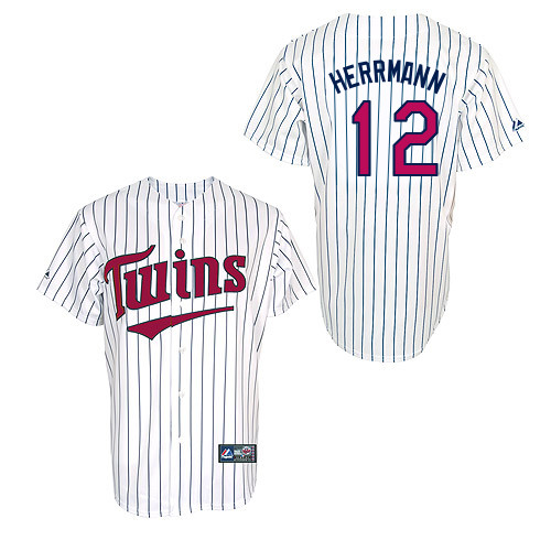Chris Herrmann #12 MLB Jersey-Minnesota Twins Men's Authentic 2014 ALL Star Alternate 3 White Cool Base Baseball Jersey